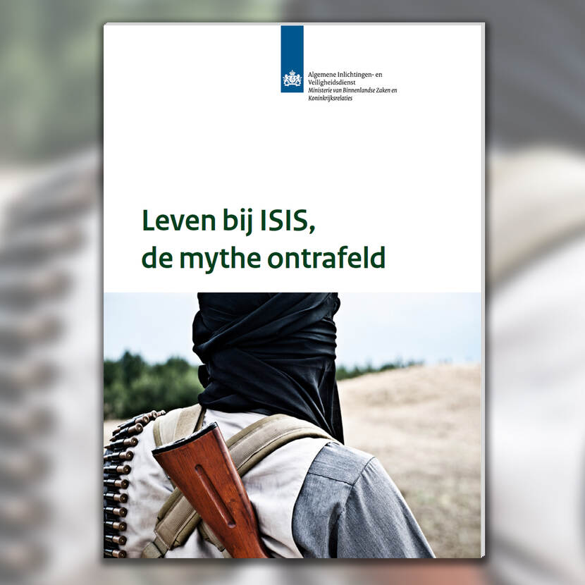 Omslag publicatie Leven bij ISIS, de mythe ontrafeld